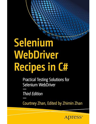 Selenium WebDriver Recipes in C Sharp Book Cover
